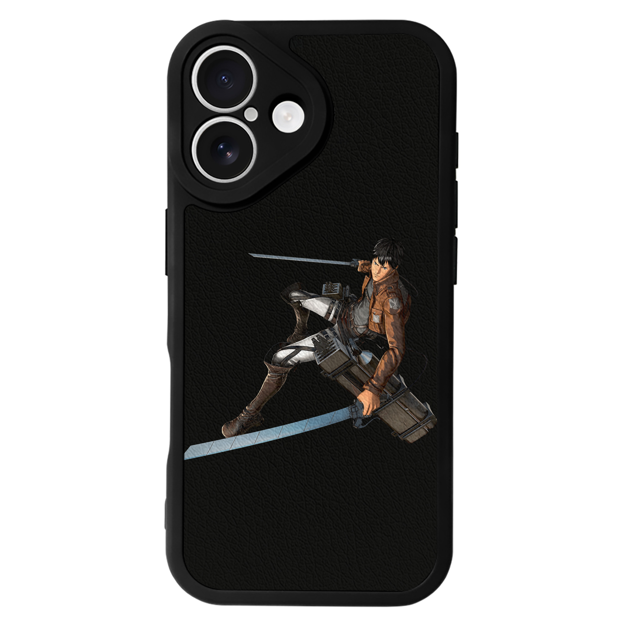 （画像用） 進撃の巨人 ベルトルト・フーバー Attack on Titan Bertholdt Hoover 【iPhone 16シリーズ対応】シリコンスマホケース（レザー調） 材質：シリコン